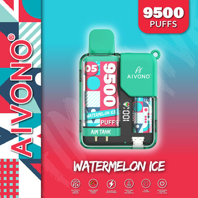 일회용 사전 채워진 Vaping Pen Puff 9500 Puffs Round Drip Tip를 사용하는 경험