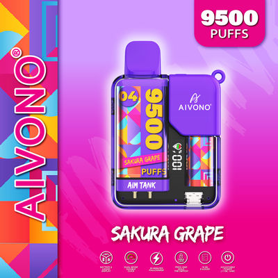 조절 전력 650mAh 사전 충전 일회용 배포 1.2ohm 코일 10pcs / 패키지