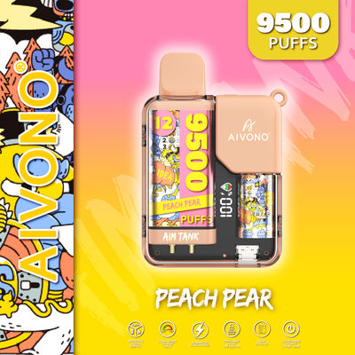 18ml 일회용 바이프 펜 어린이 잠금 컬러 디스플레이 9500 펌프 10pcs/박스
