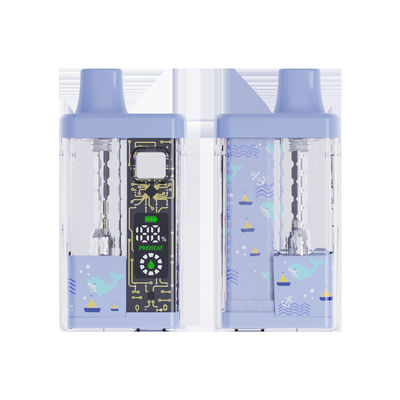 500mAh 버튼 활성화 CBD 바이프 펜 1.5Ω 저항 5ml C형 충전 316L 스테인리스 스틸